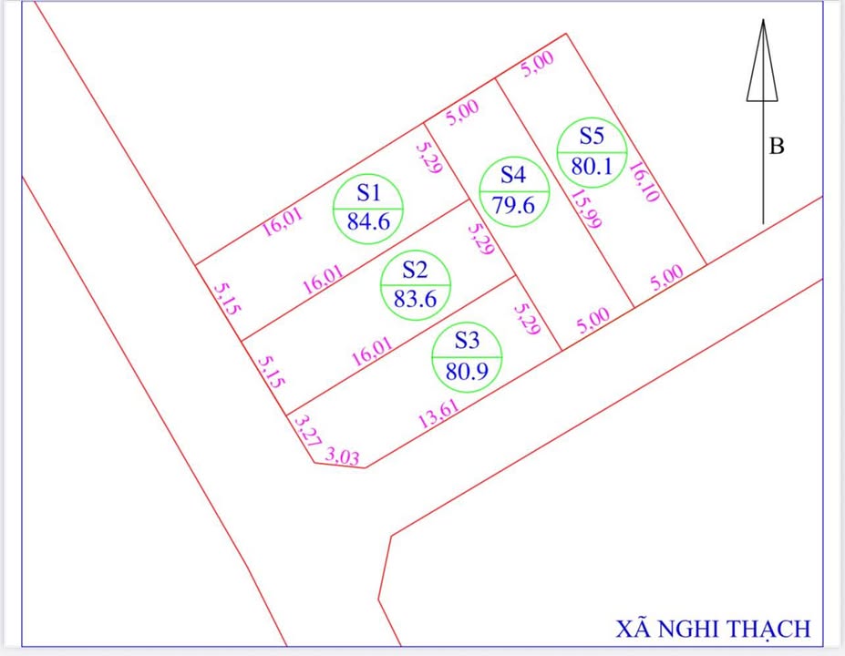 Đất Nghi Thạch 80m² giá từ 1.470 tỷ - Đường nhựa rộng đẹp, đầu tư sinh lời!