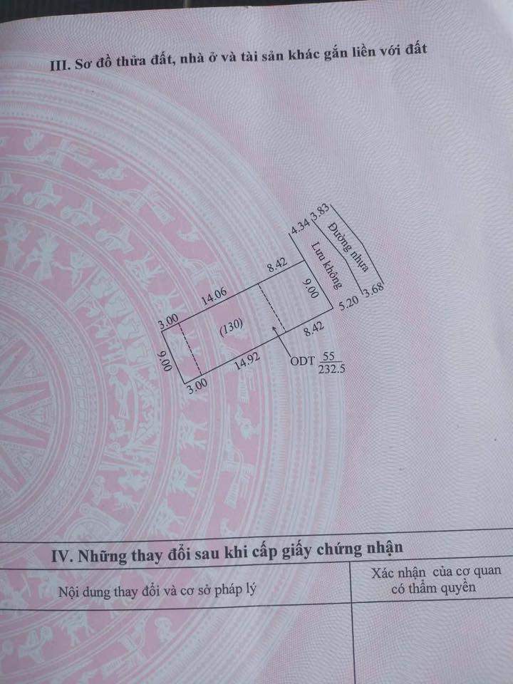 Đất nền phường Bến Tắm, Hải Dương 232.5m² - Cần bán nhanh giá 2 tỷ!