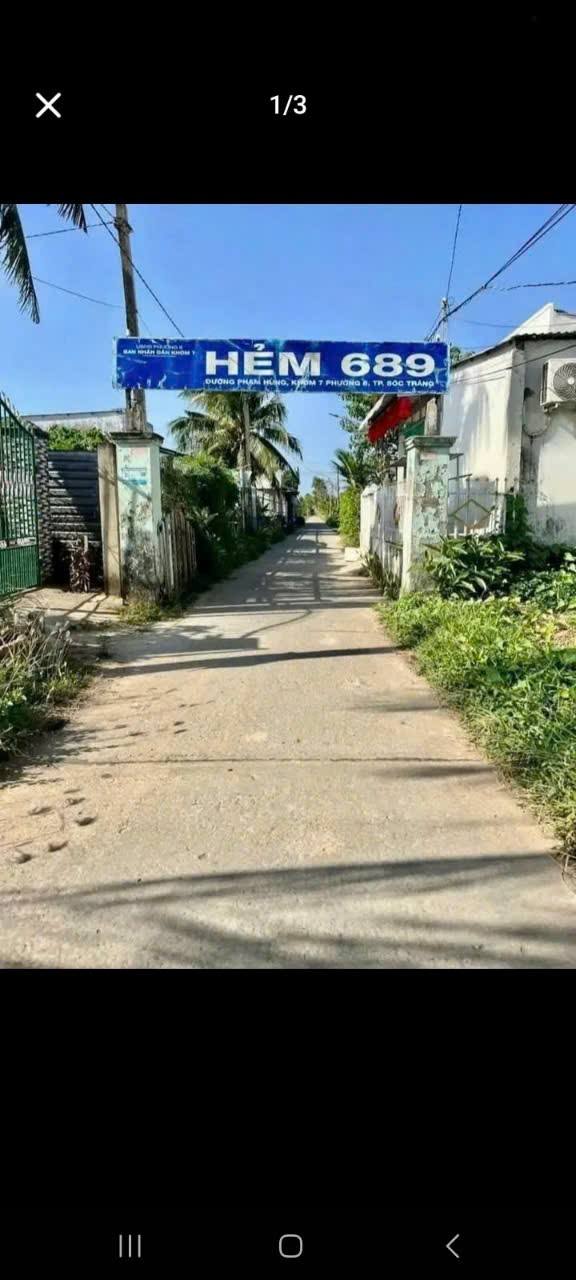 Đất nền hẻm 689 Phạm Hùng, Sóc Trăng - Diện tích 1000m², giá chỉ từ 520 triệu