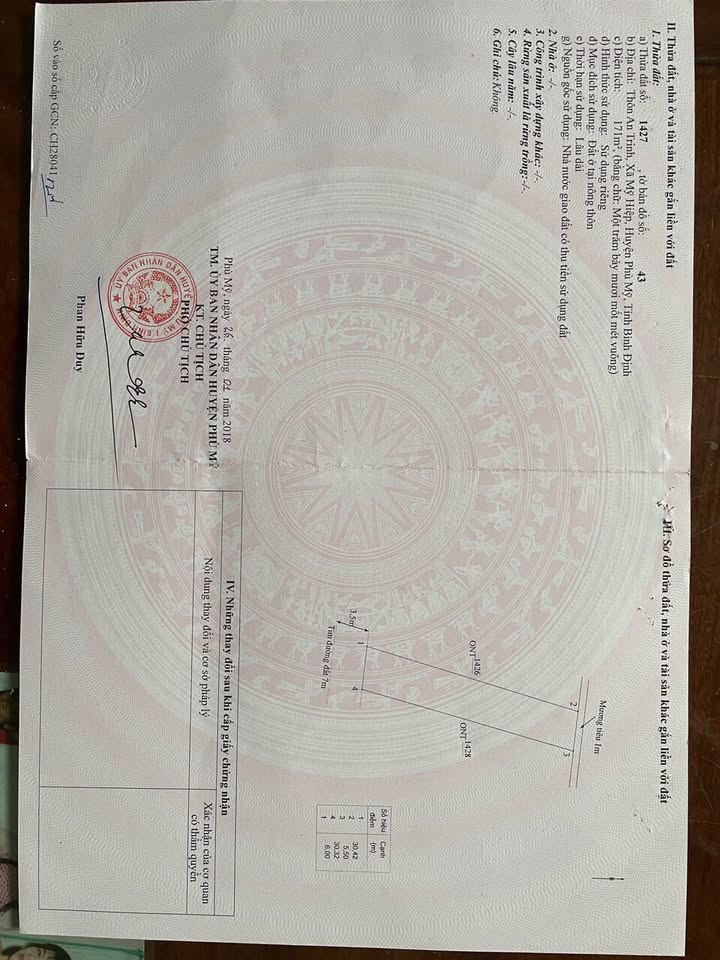 Đất liền kề thôn An Trinh, Phù Mỹ 171m² - Giá cực tốt cho nhà đầu tư!