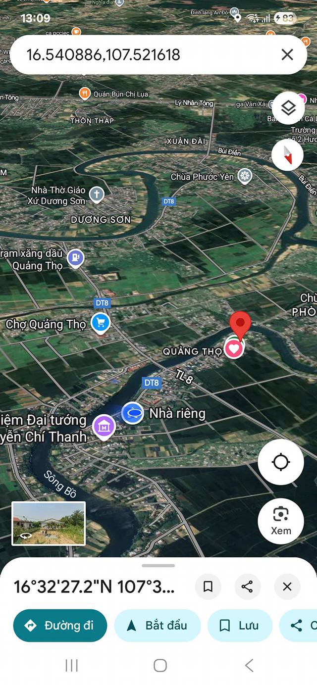 Đất thổ cư thôn Niêm Phò, xã Quảng Điền 250m² giá 1.25 tỷ - Cơ hội đầu tư sinh lời!