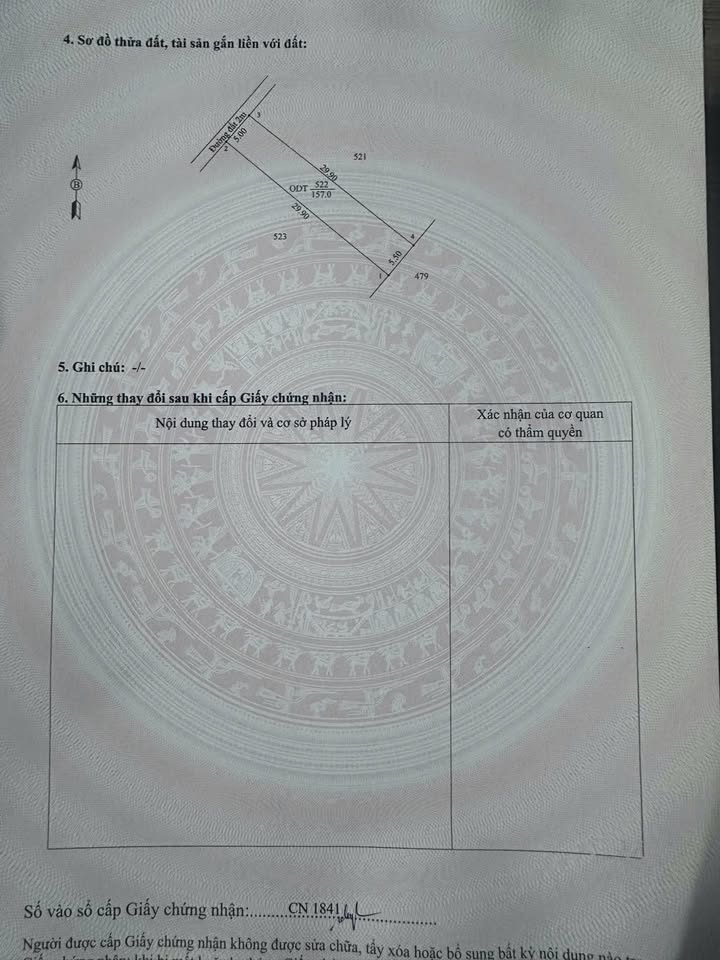 Đất thổ cư Long Hoa Tây Ninh 145m² giá 290 triệu - Nở hậu thuận lợi!