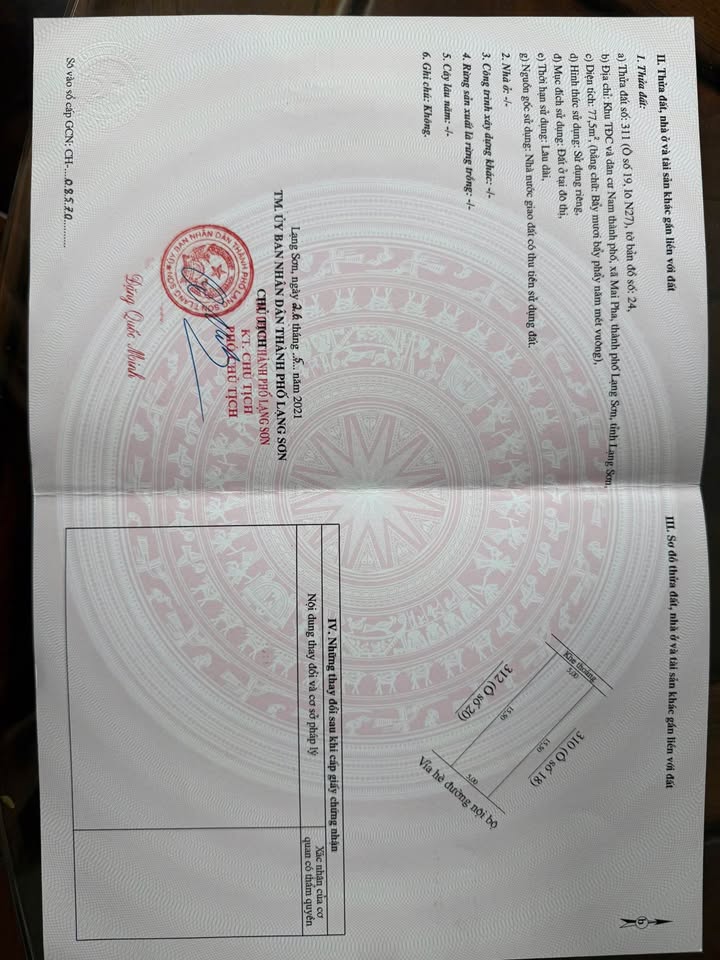 Đất nền TĐC Mai Pha 77.5m² giá 2.x tỷ - Cơ hội đầu tư hấp dẫn!