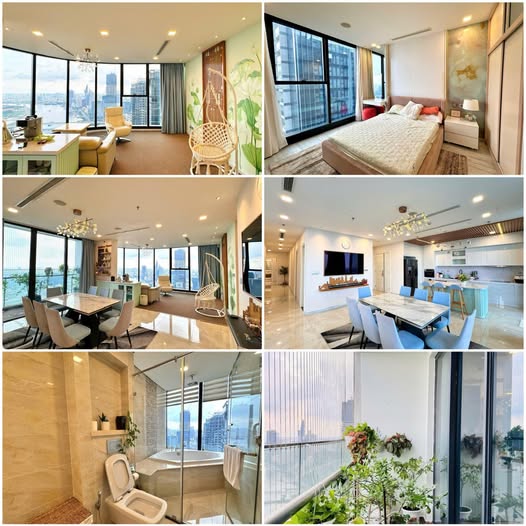 Căn hộ 4 phòng ngủ Vinhomes Golden River 160m² giá 60 tỷ - View trực diện sông tuyệt đẹp!