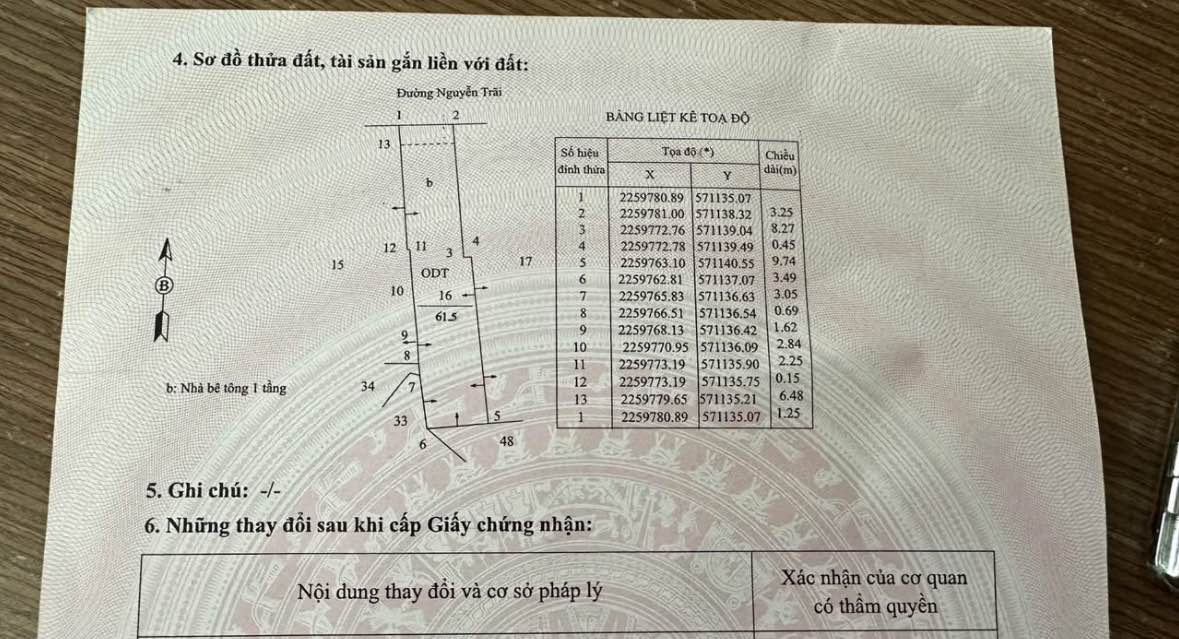 Nhà mặt đường Nguyễn Trãi, Nam Định 62m² giá 4 tỷ - Không gian thoáng đãng, tiện nghi!