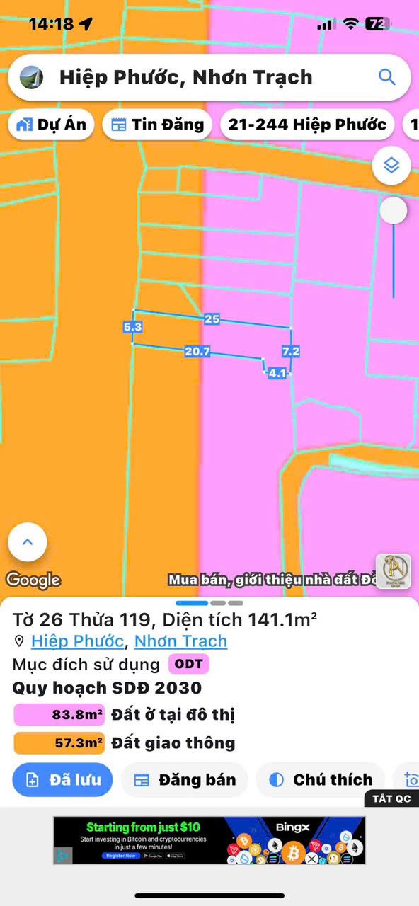 FrontHouse Nhơn Trạch 141m² giá 5.8 tỷ - Đầu tư sinh lời ngay!
