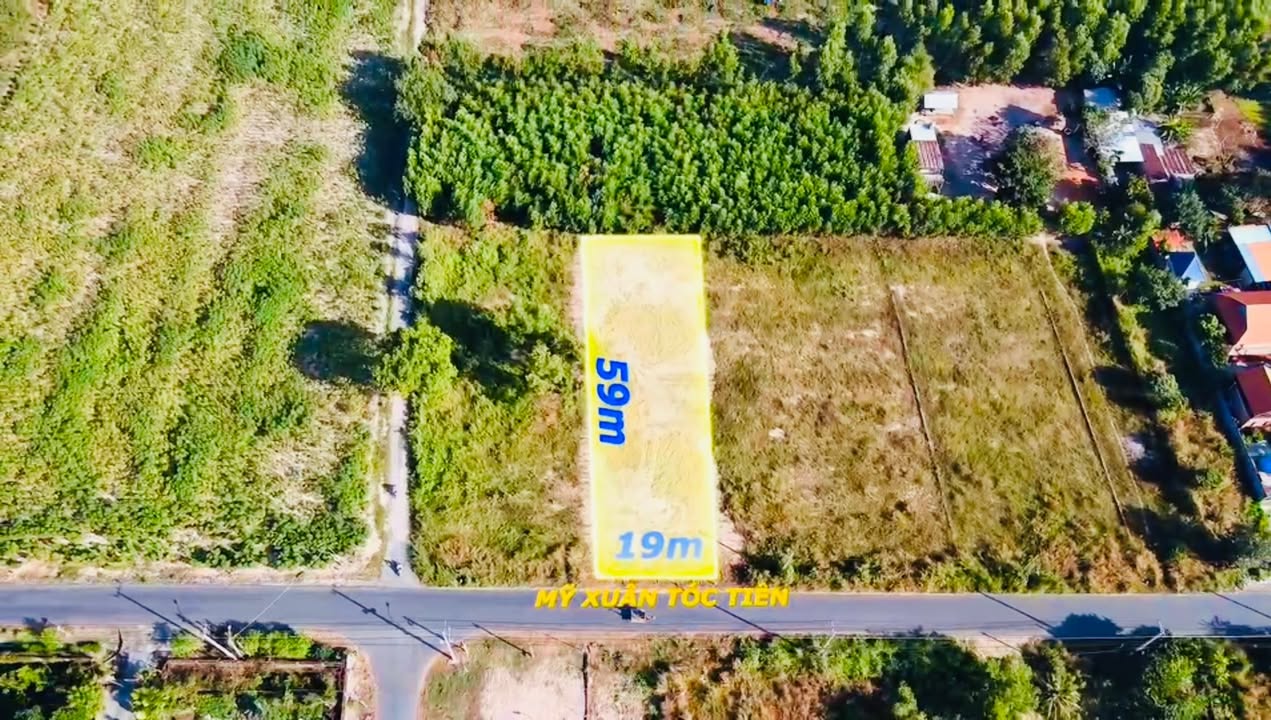 Kho xưởng mặt tiền đường Mỹ Xuân Tóc Tiên 1125m² giá 6.525 tỷ - Đầu tư sinh lời ngay!