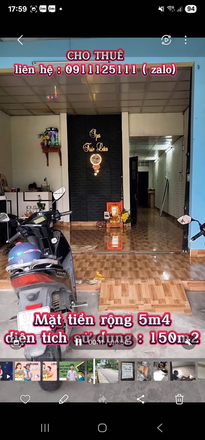 Cho thuê nhà mặt tiền Khánh Thọ, Tam Thái 150m² - Vị trí đẹp, thuận tiện kinh doanh!