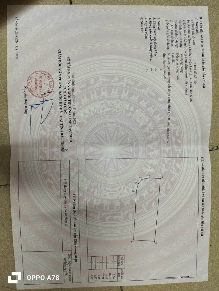 Đất nền lô góc 90m² tại ấp Dừa, Lương Tài, Bắc Ninh - Giá chỉ 1.9 tỷ, đầu tư ngay!