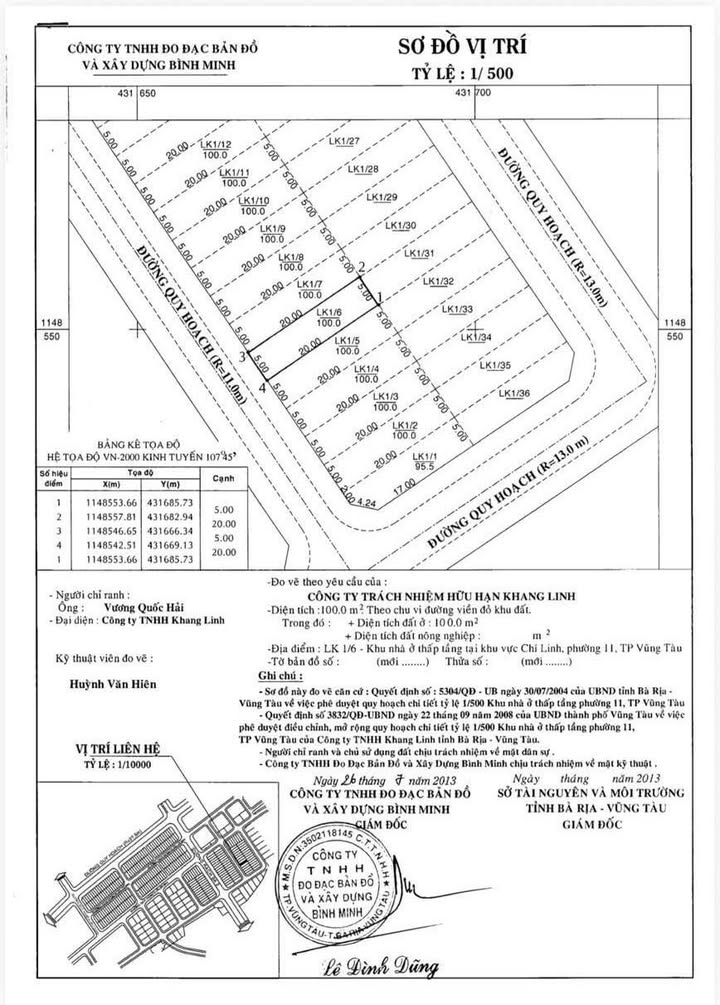 Đất Khu Khang Linh Vũng Tàu 100m² giá 3.7 tỷ - Vị trí đắc địa gần biển!