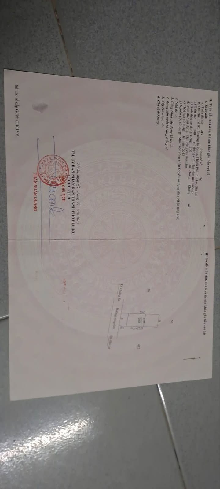 Đất nền Hẻm 56 Trần Nhật Duật, Pleiku 240m² giá 1.1 tỷ - Đầu tư sinh lời ngay!