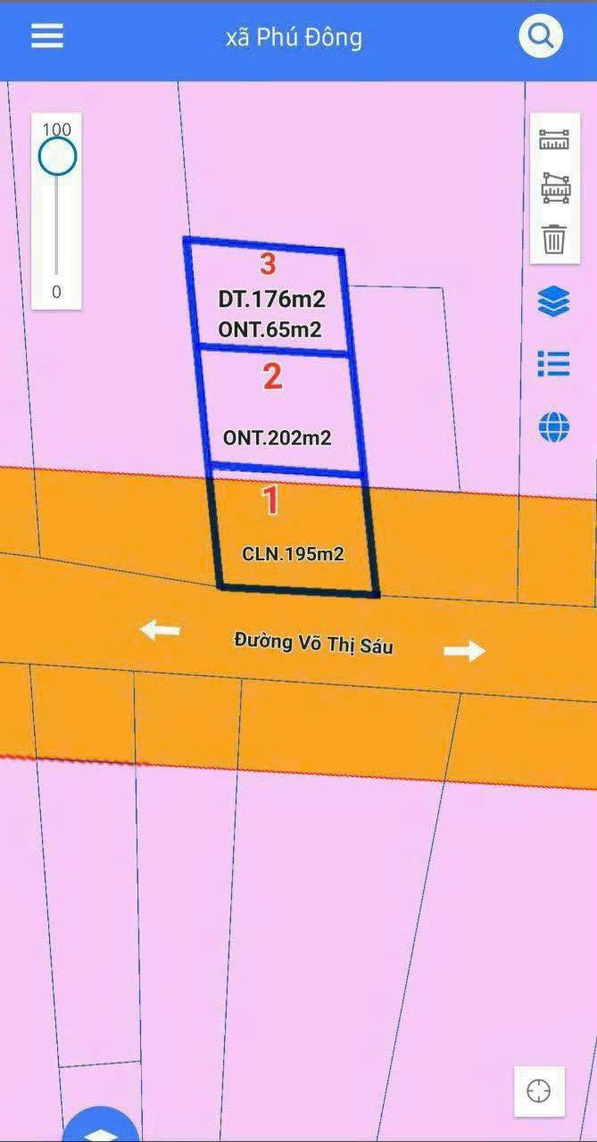 Đất thổ cư 573m² mặt tiền đường Võ Thị Sáu - Kinh doanh tự do, giá 14.325 tỷ!