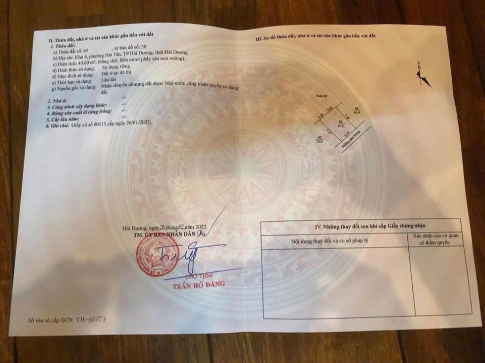 Đất nền Yết Kiêu, Hải Dương 40m² giá 1.1 tỷ - Cơ hội đầu tư hấp dẫn!