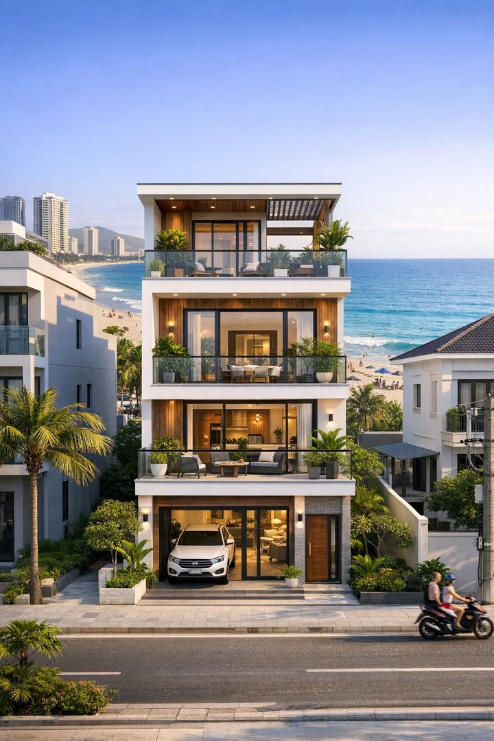 Nhà 3 tầng mặt tiền Minh Mạng - 125m² giá thỏa thuận - Cách biển chỉ 70m!