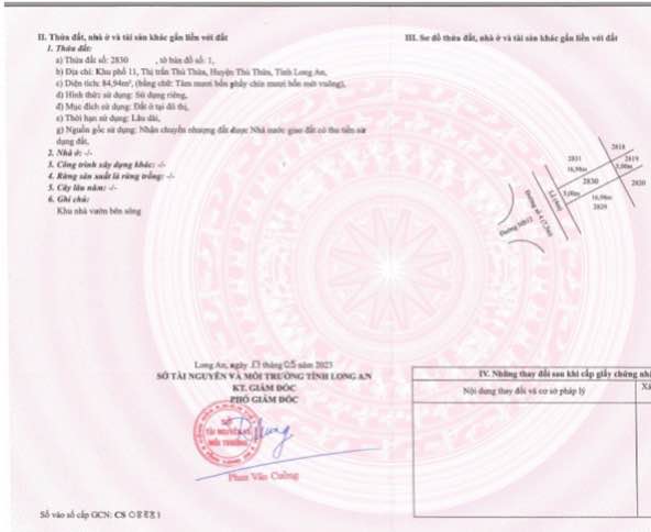 Đất nền KDC ANGORA CiTy, Thủ Thừa, 84m² giá 1.3 tỷ - Cơ hội đầu tư hấp dẫn!