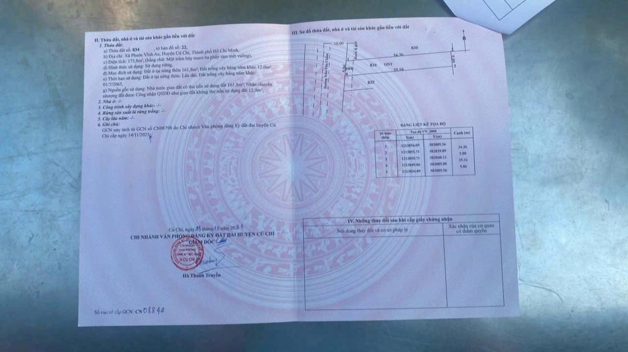 Nhà Mặt Tiền Đường Trần Văn Chẩm, Củ Chi, 175m² - Phù Hợp Kinh Doanh Đa Năng!