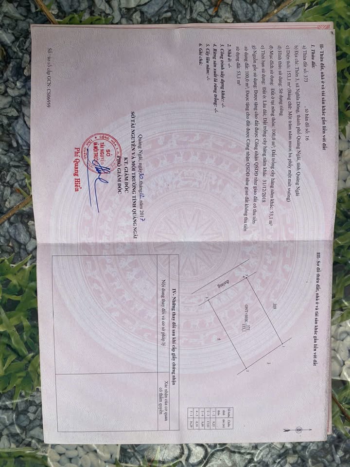 Đất nền Nghĩa Dõng, Quảng Ngãi 153m² - Giá chỉ 700 triệu, sở hữu ngay!