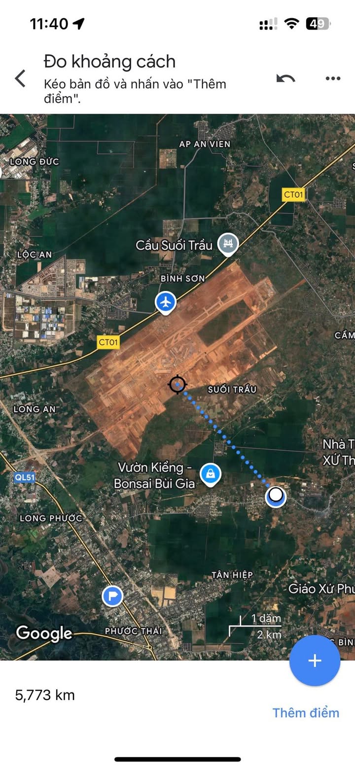 Đất thổ cư Bàu Cạn, Long Thành 110m² chỉ 1.33 tỷ - Vị trí đẹp gần sân bay!