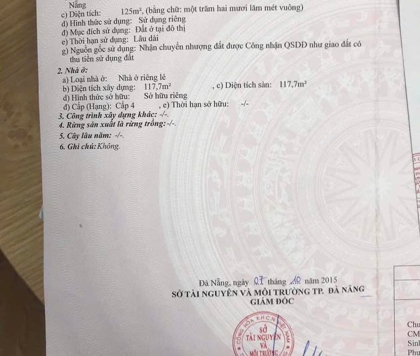 Nhà phố Nguyễn Lương Bằng quận Liên Chiểu 125m² giá 6.9 tỷ - Mặt tiền thuận tiện kinh doanh