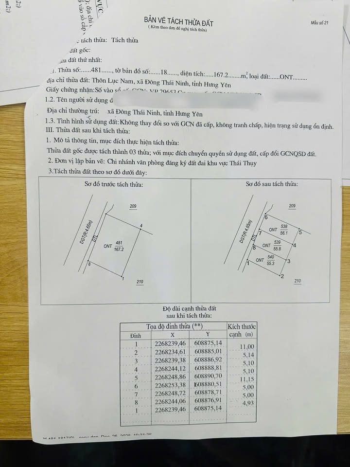 Đất thổ cư Thái Xuyên Thái Thụy 56m² giá 500 triệu - Cơ hội đầu tư không thể bỏ qua!