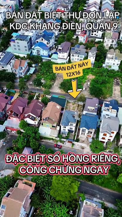 Lô đất biệt thự phố đường 10, Thủ Đức - Diện tích 195.5m², giá 19.5 tỷ - Khu vực tiện ích đầy đủ!