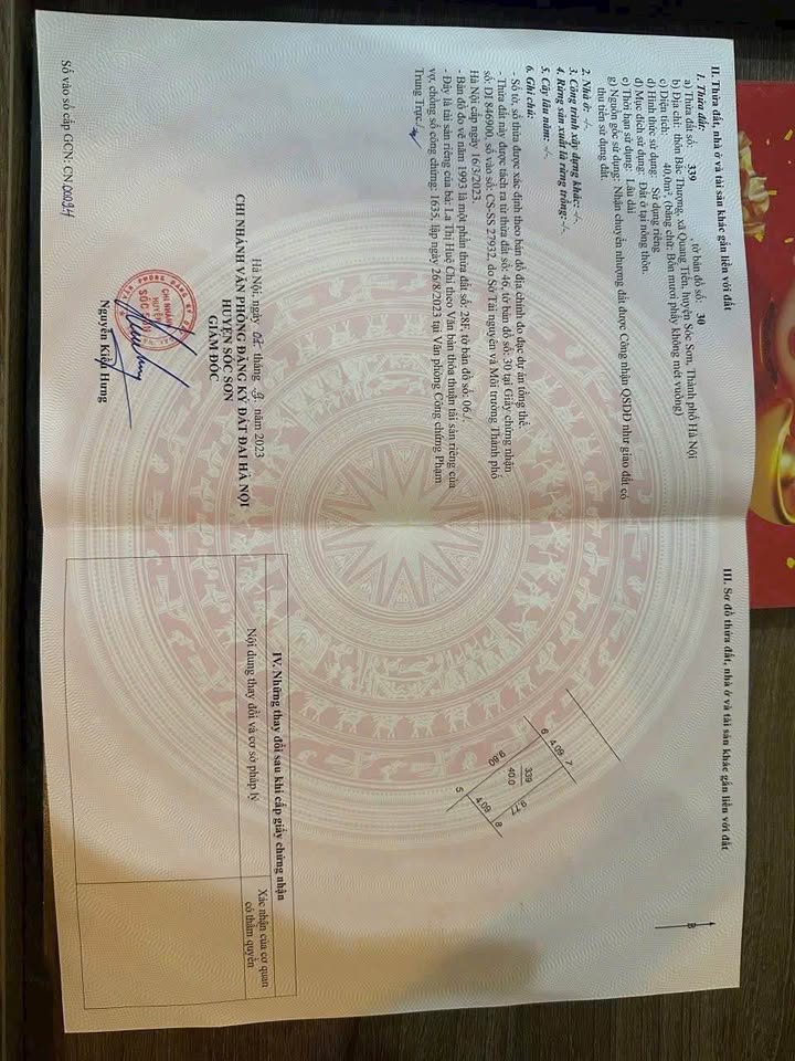 Đất nền Bắc Thượng 40m² giá thỏa thuận - Cơ hội đầu tư hiếm có!