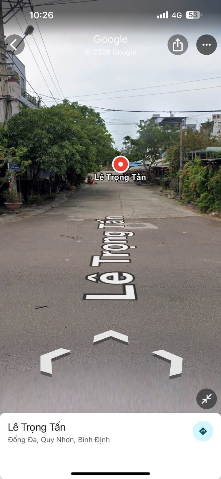 Đất mặt tiền đường Lê Trọng Tấn, Đống Đa, Quy Nhơn 63m² chỉ 3.7 tỷ - Vị trí đắc địa, pháp lý rõ ràng!