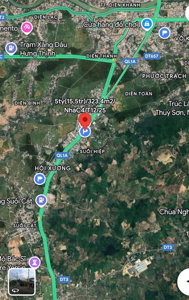 Nhà Suối Hiệp 323m² giá 4 tỷ - Lô góc 2 mặt tiền Quốc lộ 1A!