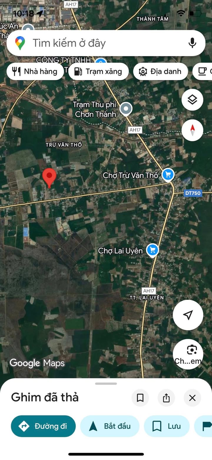 Đất thổ cư Bàu Bàng Bình Dương 630m² giá 2 tỷ - Cần tiền bán gấp!