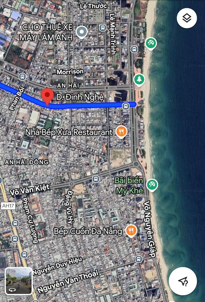 Mặt tiền Dương Đình Nghệ Đà Nẵng 100m² giá 14 tỷ - Cơ hội đầu tư lý tưởng!