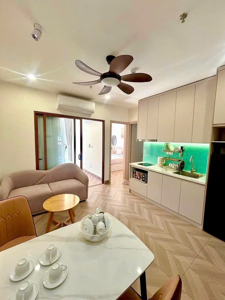 Căn hộ cho thuê tại Khuê Mỹ, Đà Nẵng 2PN giá 18 triệu - Nội thất cao cấp, view thành phố