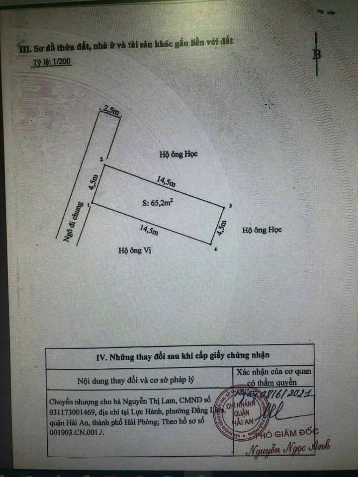 Lô đất Tràng Cát Hải Phòng 65m² giá 1.55 tỷ - Chính chủ bán gấp!