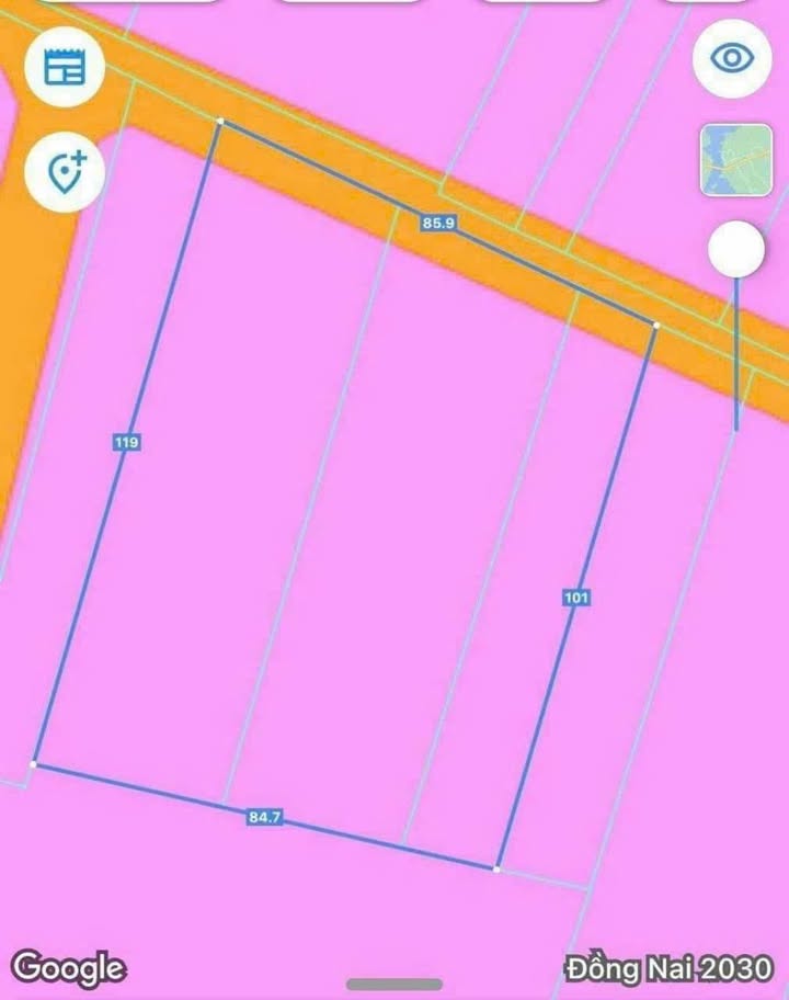 Đất thổ cư Phước Tân, Biên Hòa, Đồng Nai 9000m² - Góc 2 mặt tiền đường lớn, giá thỏa thuận!