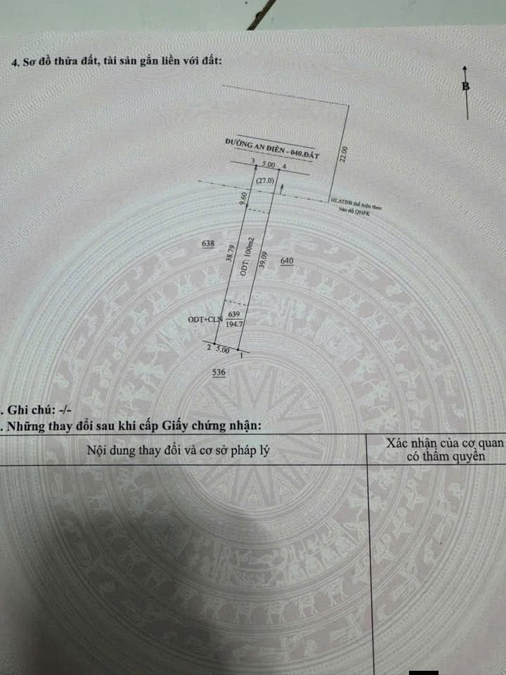 Đất thổ cư An Điền Bến Cát 190m² giá 1.1 tỷ - Cơ hội đầu tư tuyệt vời!