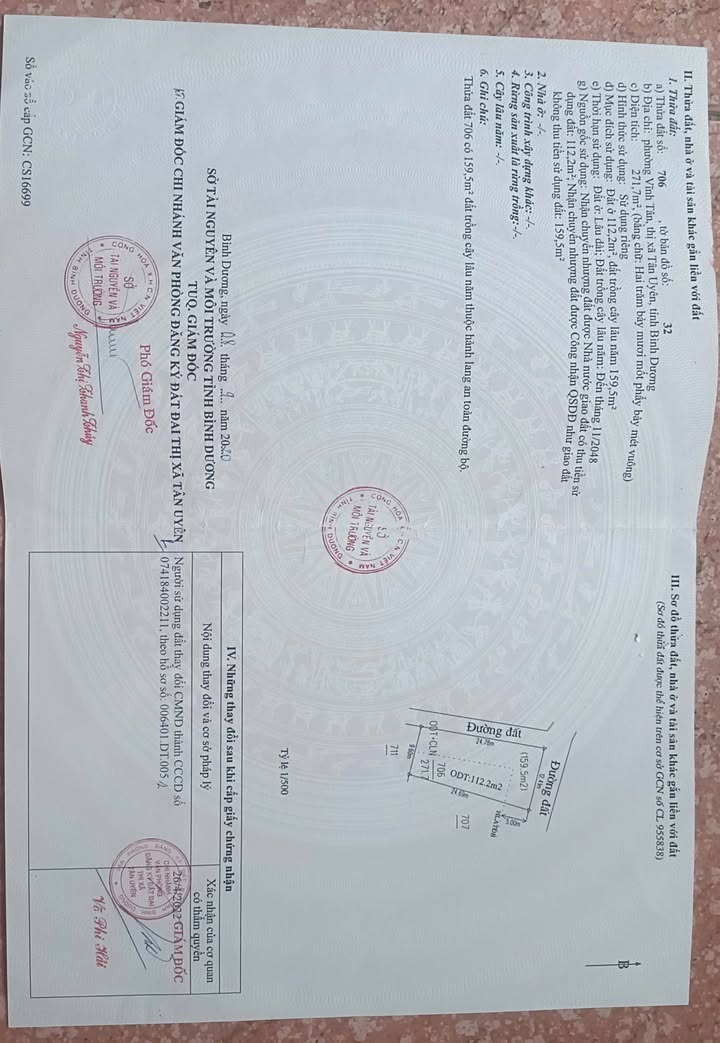 Đất nền góc KP 5 Vĩnh Tân 271m² giá 2 tỷ - Tiềm năng đầu tư lớn!