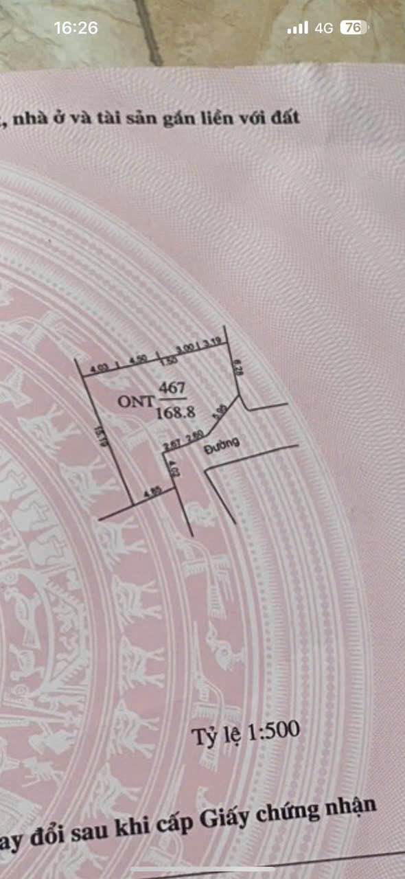 Đất thổ cư Đồng Lạc, Nam Sách 168m² giá 1.3 tỷ - Đường rộng, xây dựng thoải mái!