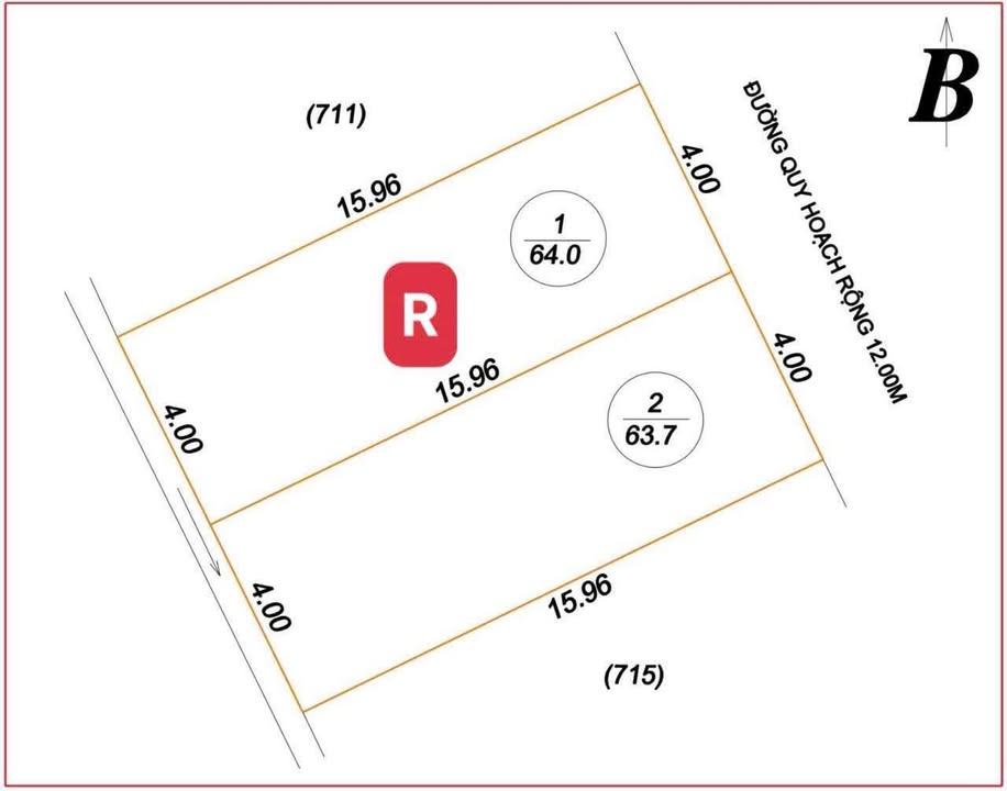 Đất Tái Định Cư xóm 5 Nghi Phú 63.7m² giá 3 tỷ - Quy hoạch đồng bộ, xây dựng tự do!