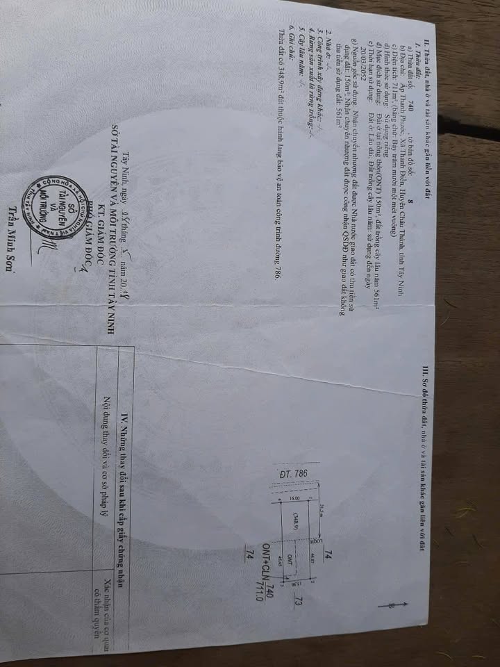 Đất nền Châu Thành Tây Ninh 720m² - Mặt tiền kinh doanh sầm uất!