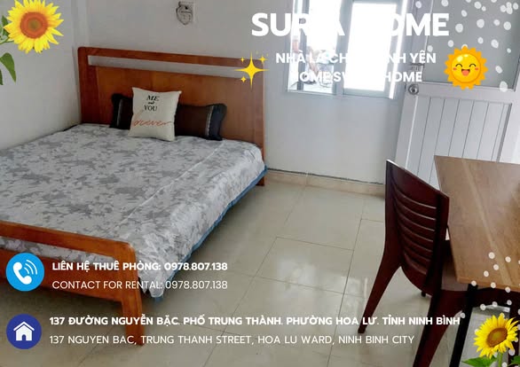 Phòng cho thuê tại 137 Nguyễn Bặc, Ninh Bình 2 triệu - Yên tĩnh và tiện nghi!