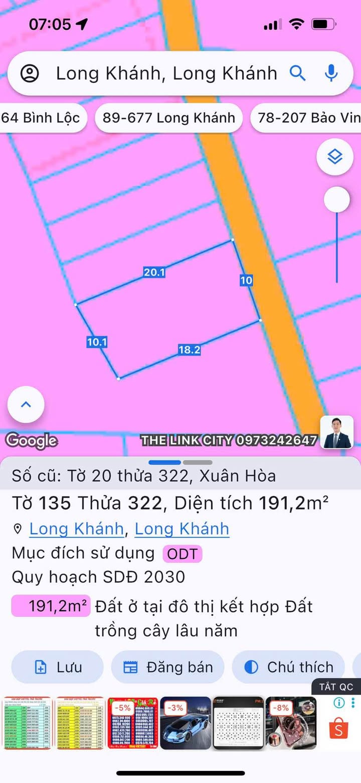 Đất nền phường Xuân Hoà, Long Khánh 200m² giá 3.8 tỷ - Đầu tư sinh lời hiệu quả!