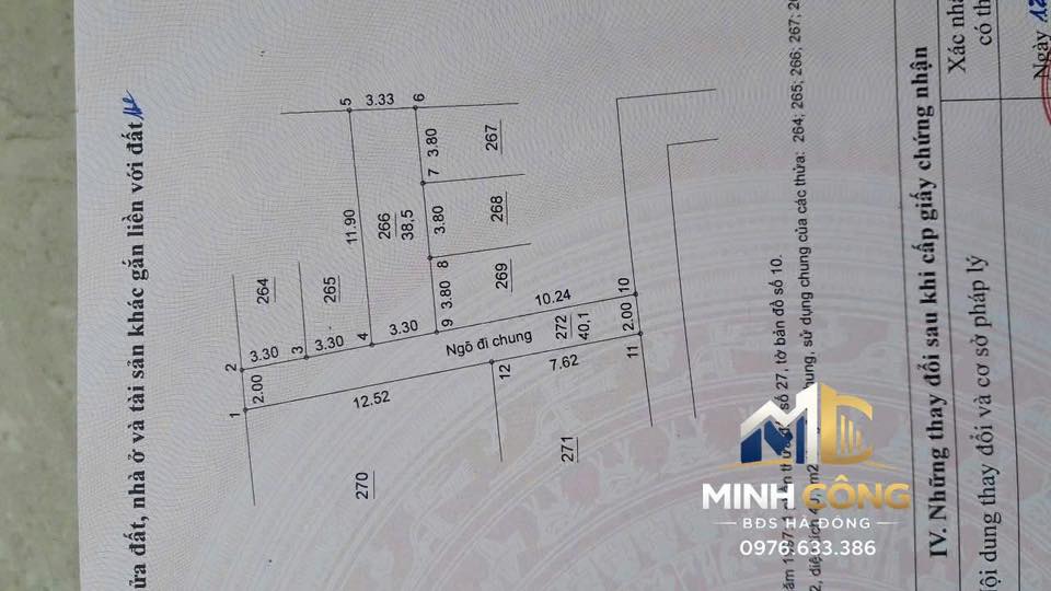 Đất nền Đê Đồng Mai Hà Đông 38.5m² giá 3.3 tỷ - Ô tô phân làn tiện lợi!