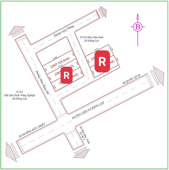 Lô đất Nghi Trường, Nghi Lộc 123m² giá 1.96 tỷ - Tiềm năng đầu tư lớn!