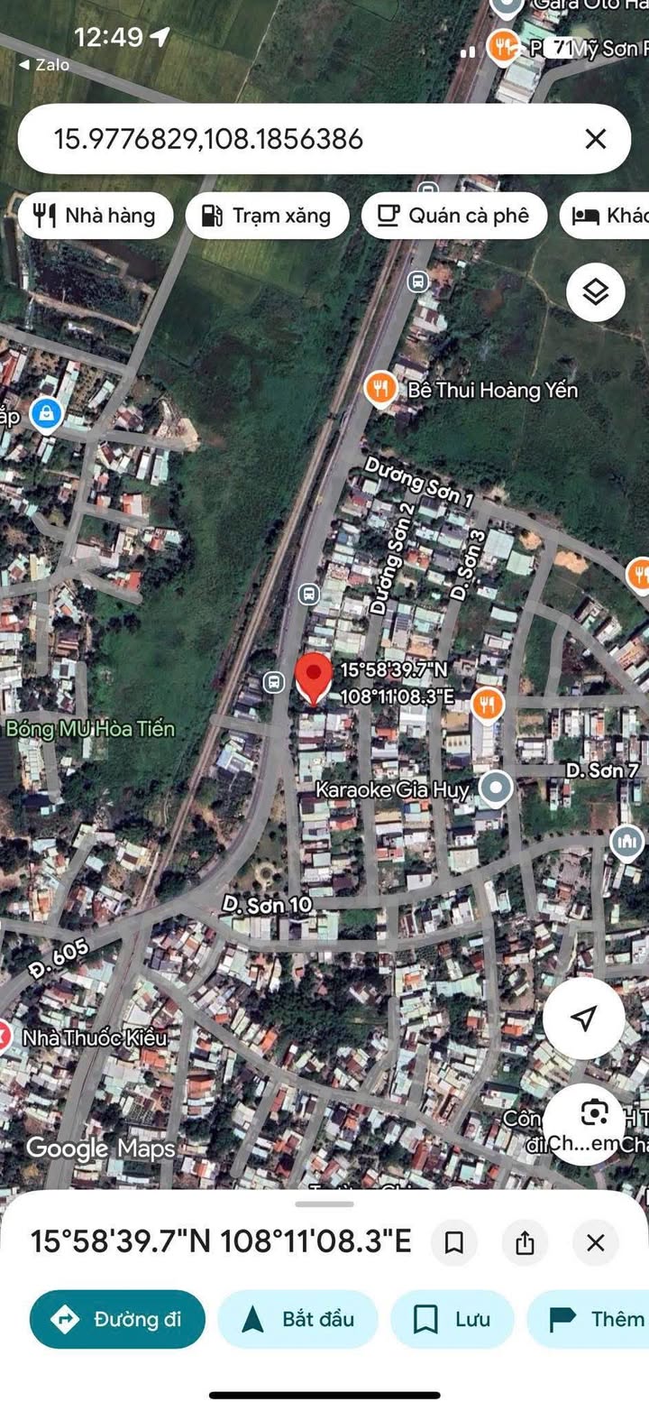 Đất mặt tiền đường ĐT 605, phường Hòa Xuân, 200m² - Vị trí kinh doanh đắc địa!