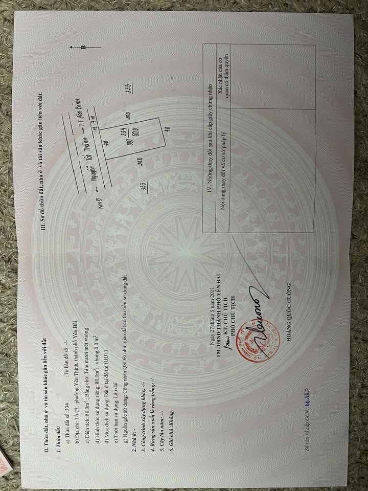 Đất thổ cư đường Nguyễn Tất Thành, Yên Bái 80m² giá 3 tỷ - Cơ hội đầu tư lý tưởng!