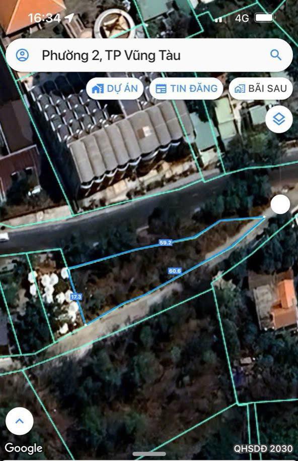 Bán đất mặt tiền đường Hải Đăng, Vũng Tàu 620m² giá 30 tỷ - View biển Bãi Trước hiếm có!