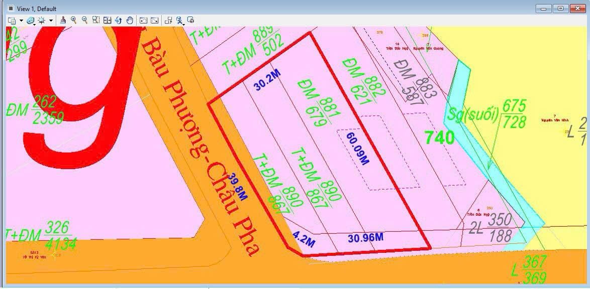 Đất nền Châu Pha, Phú Mỹ 1200m² giá thỏa thuận - Lô góc 2 mặt tiền đường số 1 mở rộng!