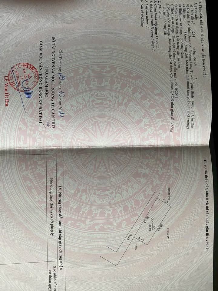 Bán đất nền khu vực Bình Dương, Phường Long Tuyền, Quận Bình Thủy, Cần Thơ - Giá chỉ 440 triệu!