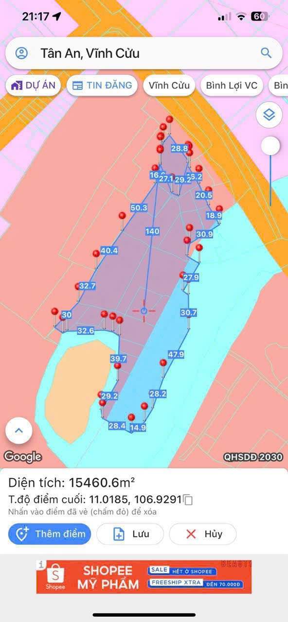 Đất Farm 1 Mẫu 3 Tân An, Vĩnh Cửu giá 3.9 tỷ - Đầu tư sinh lời bền vững!