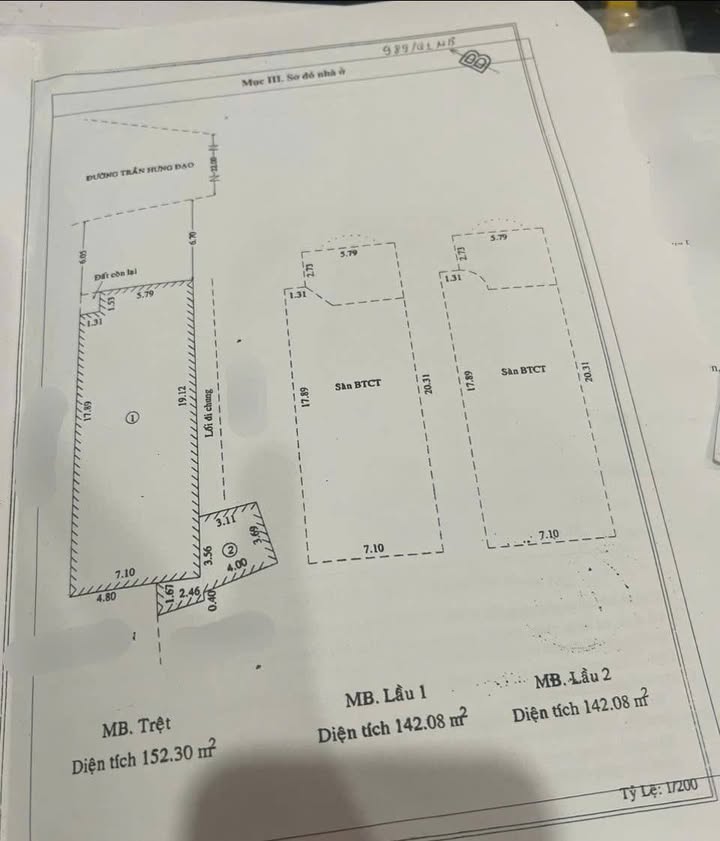 Nhà mặt tiền Trần Hưng Đạo, Mỹ Bình 170m² - Đầu tư sinh lời cao!