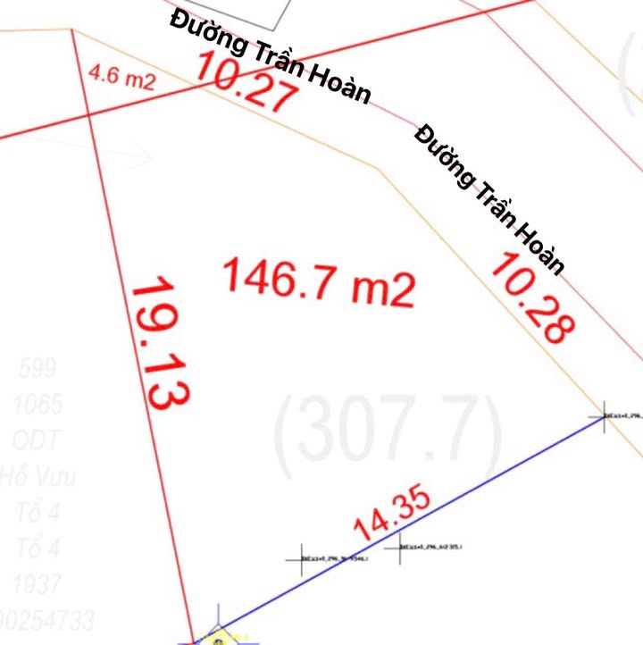 Bán FrontHouse đường Trần Hoàn, Thủy Lương 146,7m² giá 1,05 tỷ - Cơ hội đầu tư tốt!